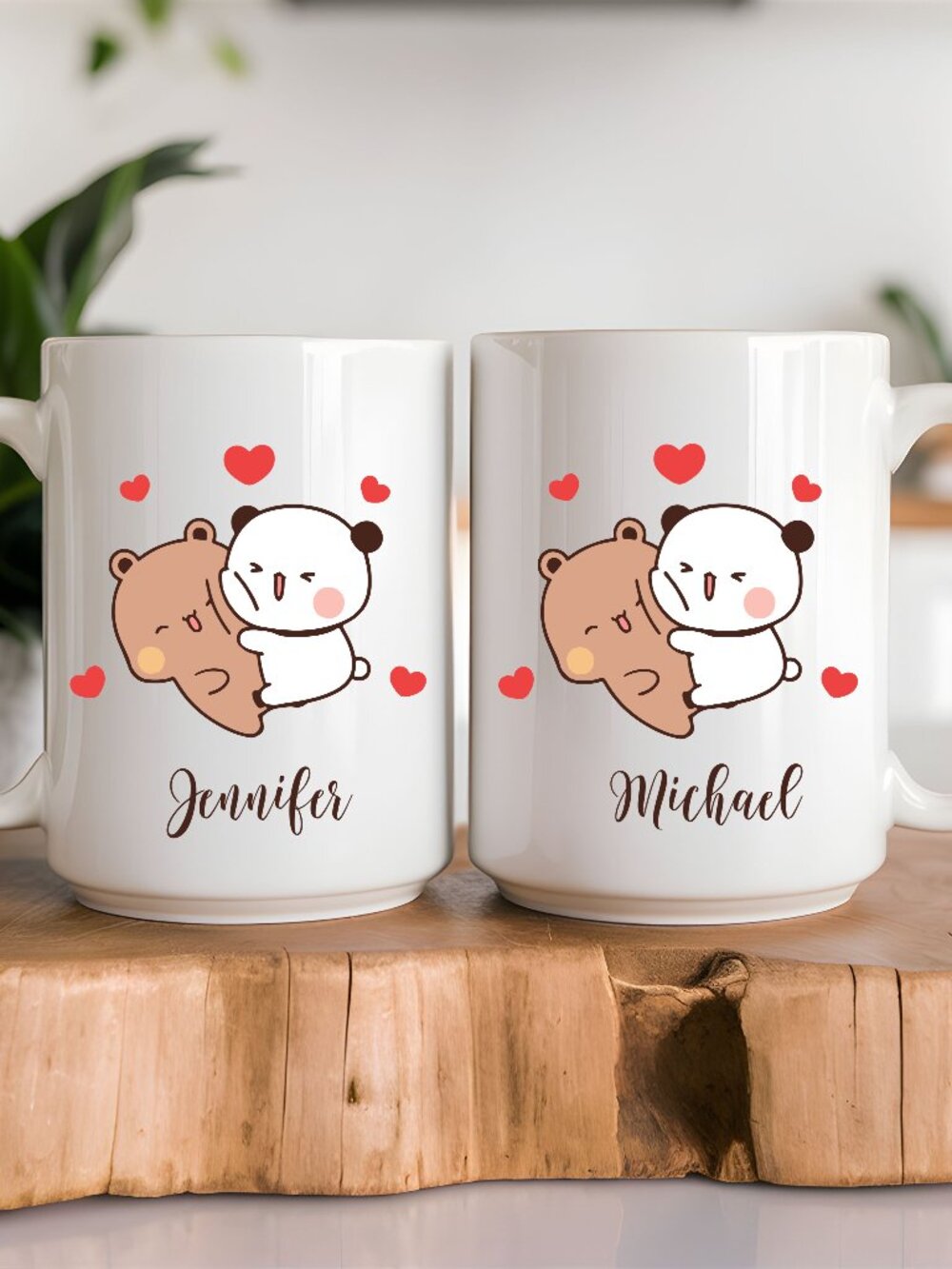 Custom Romantic Latte Mug, Couple Gift Idea